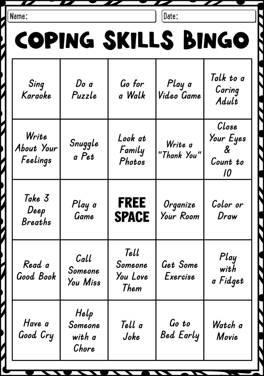 11 Free Printable Worksheets Coping Skills Free PDF At Worksheeto 11 Free Printable Worksheets Coping Skills Free PDF At Worksheeto
