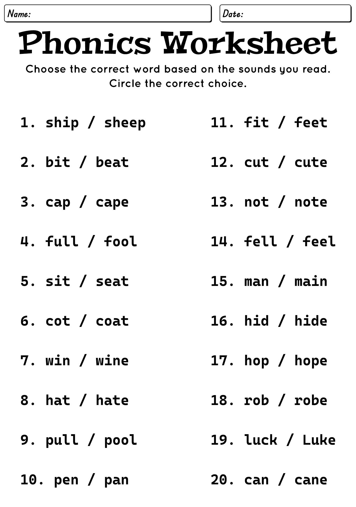 11 Phonics Worksheets For ESL Adults Free PDF At Worksheeto
