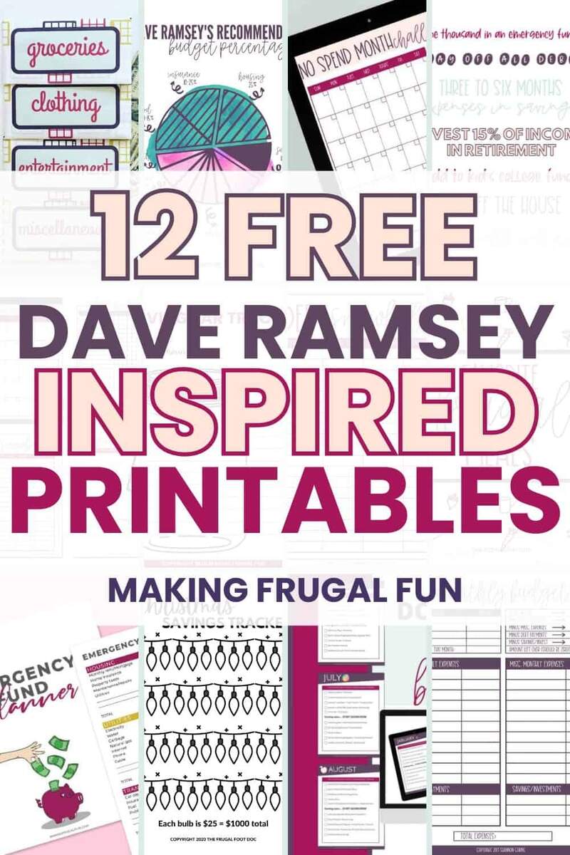 Printable Dave Ramsey Cash Budgeting Snowball Your Debt Worksheet Etsy Israel