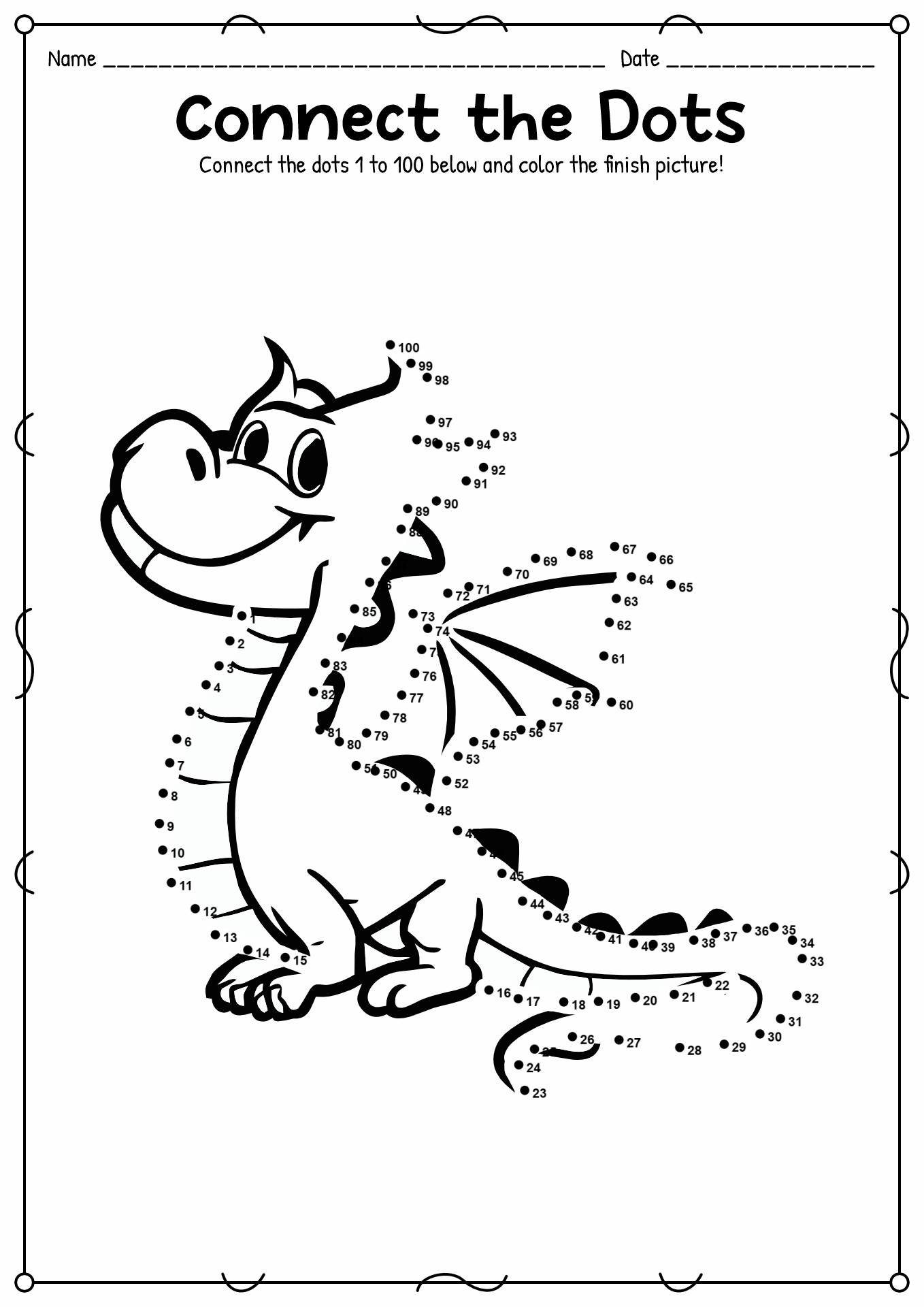 12 Printable Dot To Dot Worksheets 1 100 Free PDF At Worksheeto 12 Printable Dot To Dot Worksheets 1 100 Free PDF At Worksheeto