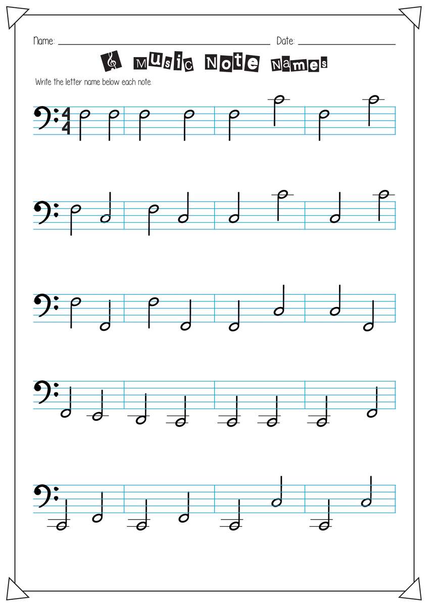 13 Music Notes Worksheets Free PDF At Worksheeto 13 Music Notes Worksheets Free PDF At Worksheeto