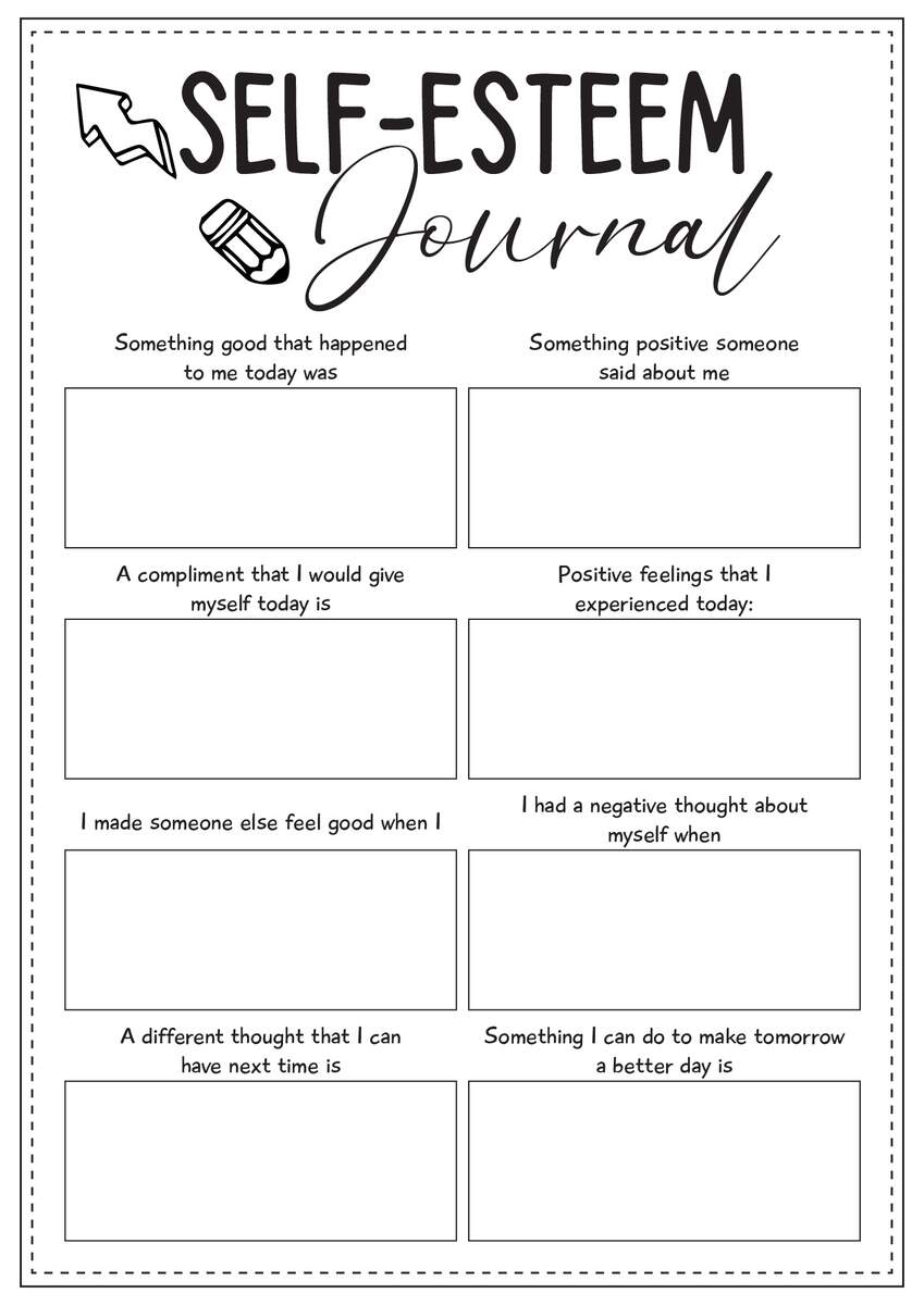 13 Self Esteem Worksheets For Students Free PDF At Worksheeto Worksheets Library 13 Self Esteem Worksheets For Students Free PDF At Worksheeto Worksheets Library