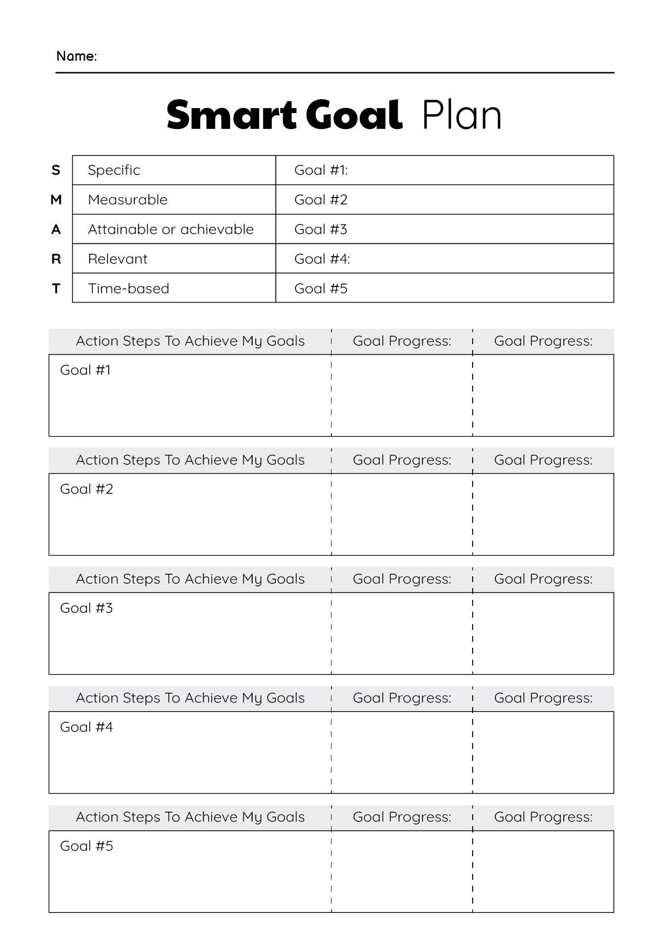 13 Weight Loss Goals Smart Worksheet Free PDF At Worksheeto 13 Weight Loss Goals Smart Worksheet Free PDF At Worksheeto
