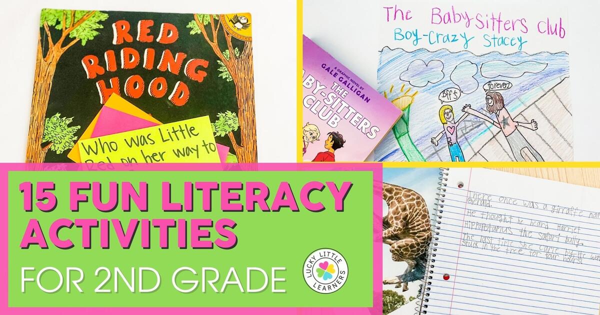15 Fun Literacy Activities For 2nd Grade Lucky Little Learners 15 Fun Literacy Activities For 2nd Grade Lucky Little Learners