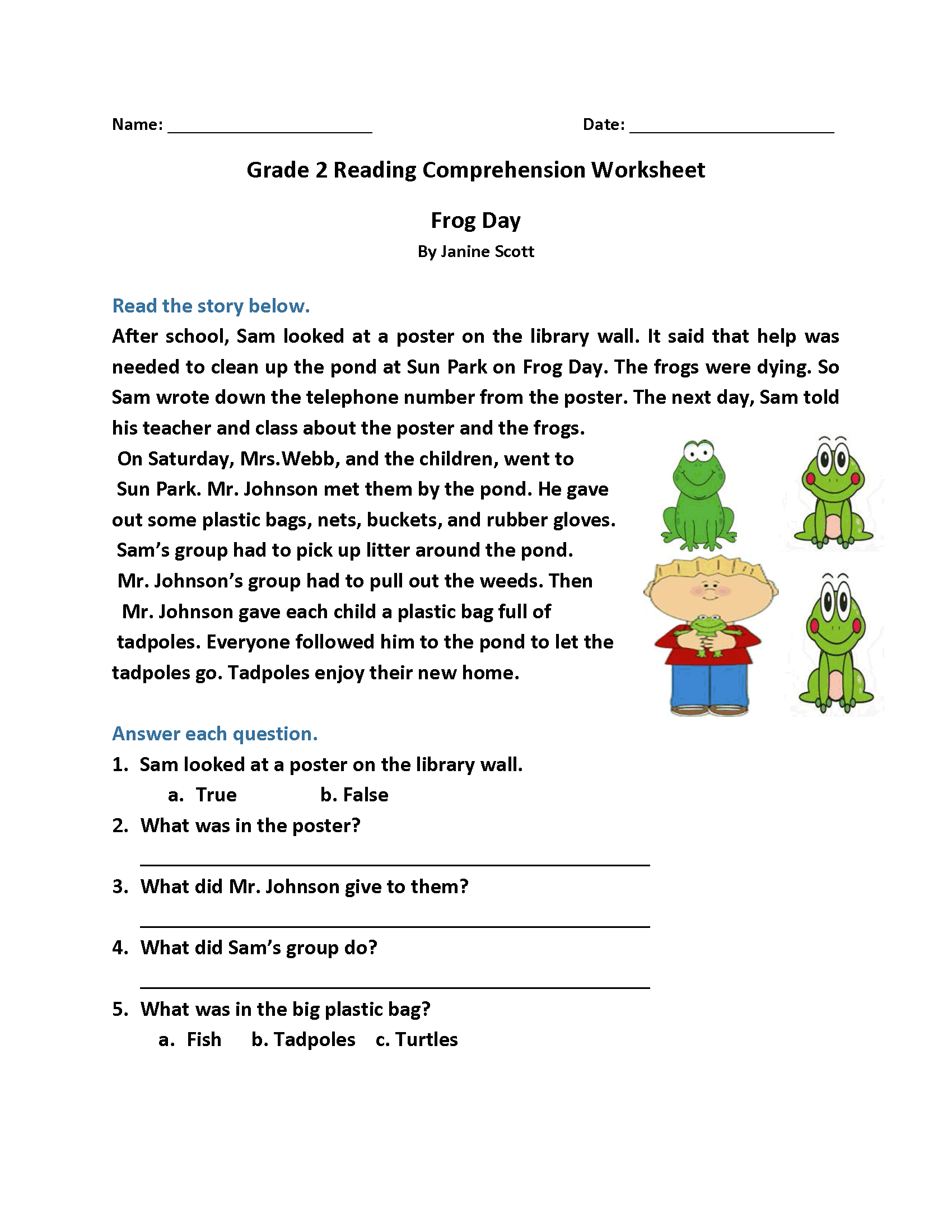2nd Grade Reading Comprehension Worksheets Engaging Exercises For Young Learners Second Grade Reading Comprehension Worksheets Engage Young Readers