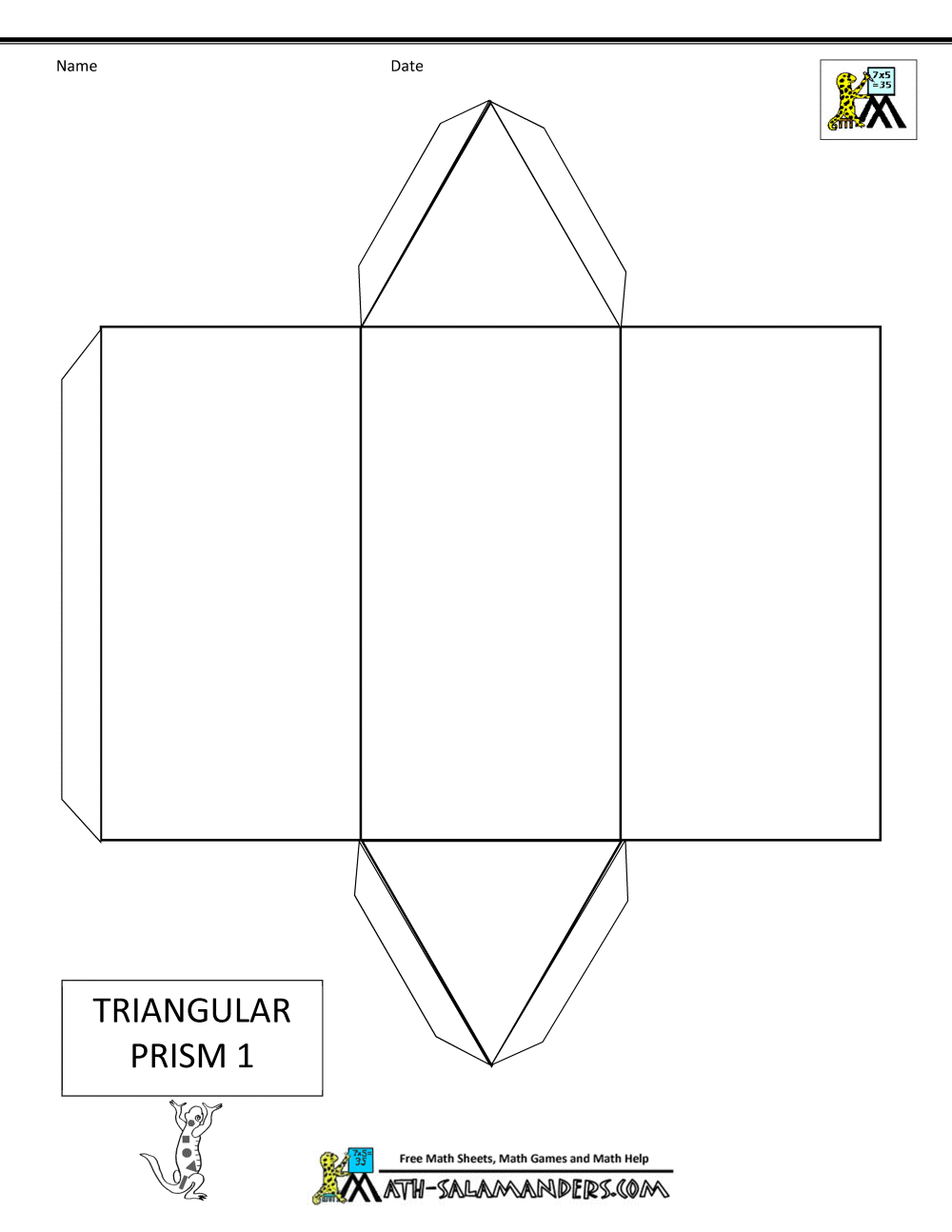 3d Geometric Shapes Nets