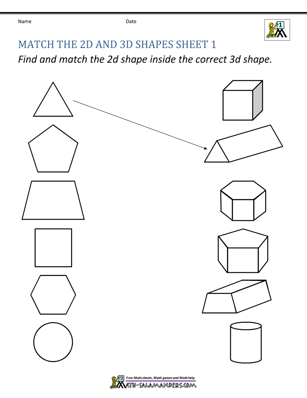 3d Shapes Worksheets 3d Shapes Worksheets