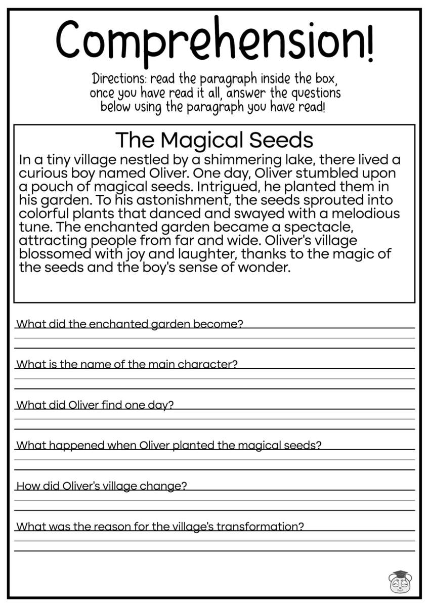 5 Printable Reading Comprehension English Worksheets Ages 4 7 KG1 To Grade 2 Etsy Norway 5 Printable Reading Comprehension English Worksheets Ages 4 7 KG1 To Grade 2 Etsy Norway