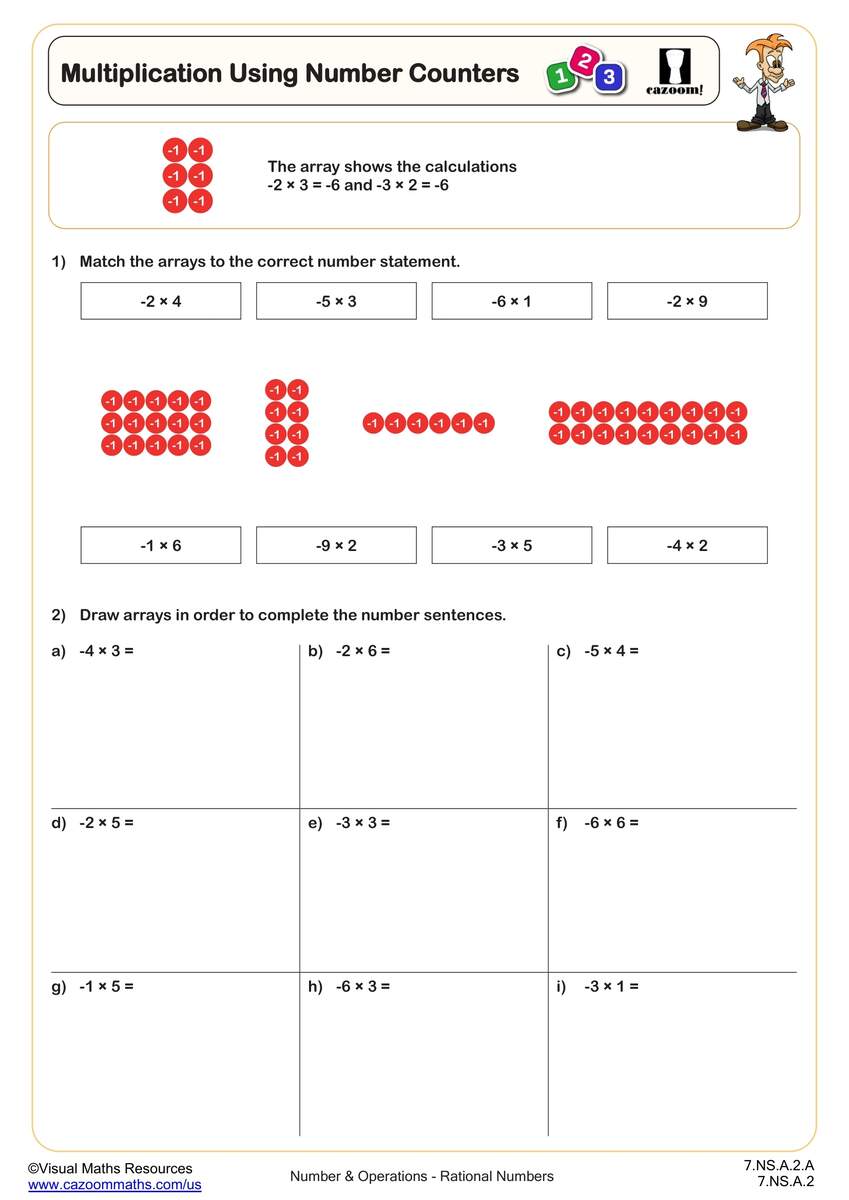 7 NS A 2 Worksheets Printable 7th Grade Math Worksheets Cazoom Math 7 NS A 2 Worksheets Printable 7th Grade Math Worksheets Cazoom Math