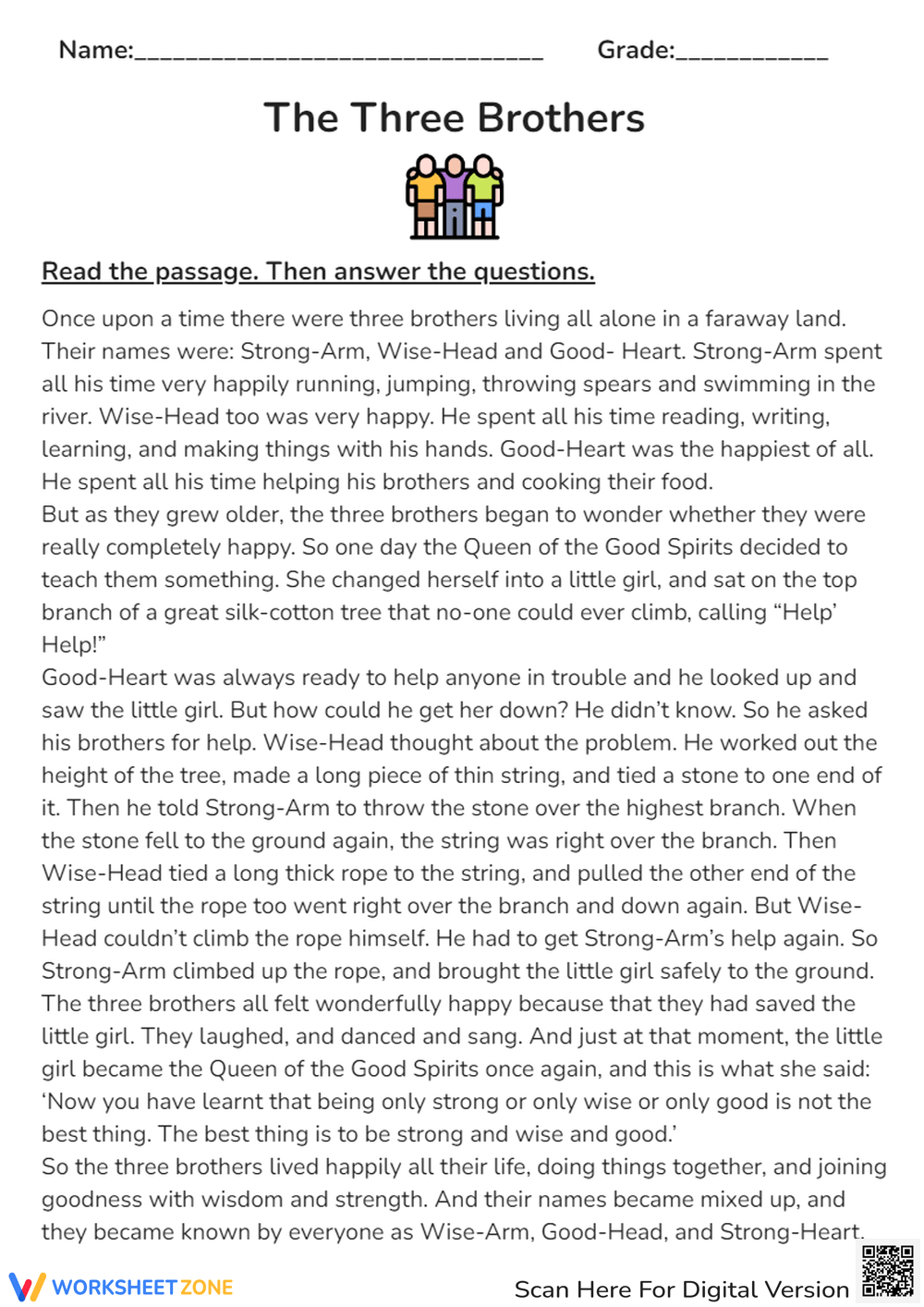 7th Grade Short Story With Questions Worksheets Printable 7th Grade Short Story With Questions Worksheets Printable