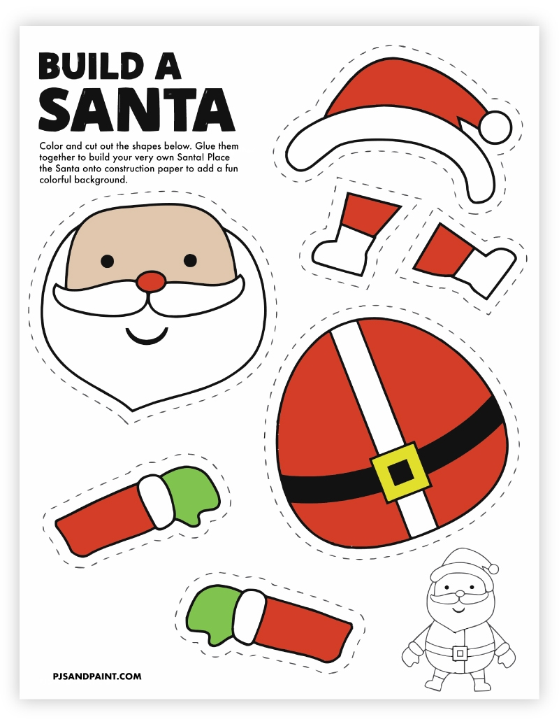 Free Printable Christmas Cutting Activities For Preschoolers The Keeper Of The Memories
