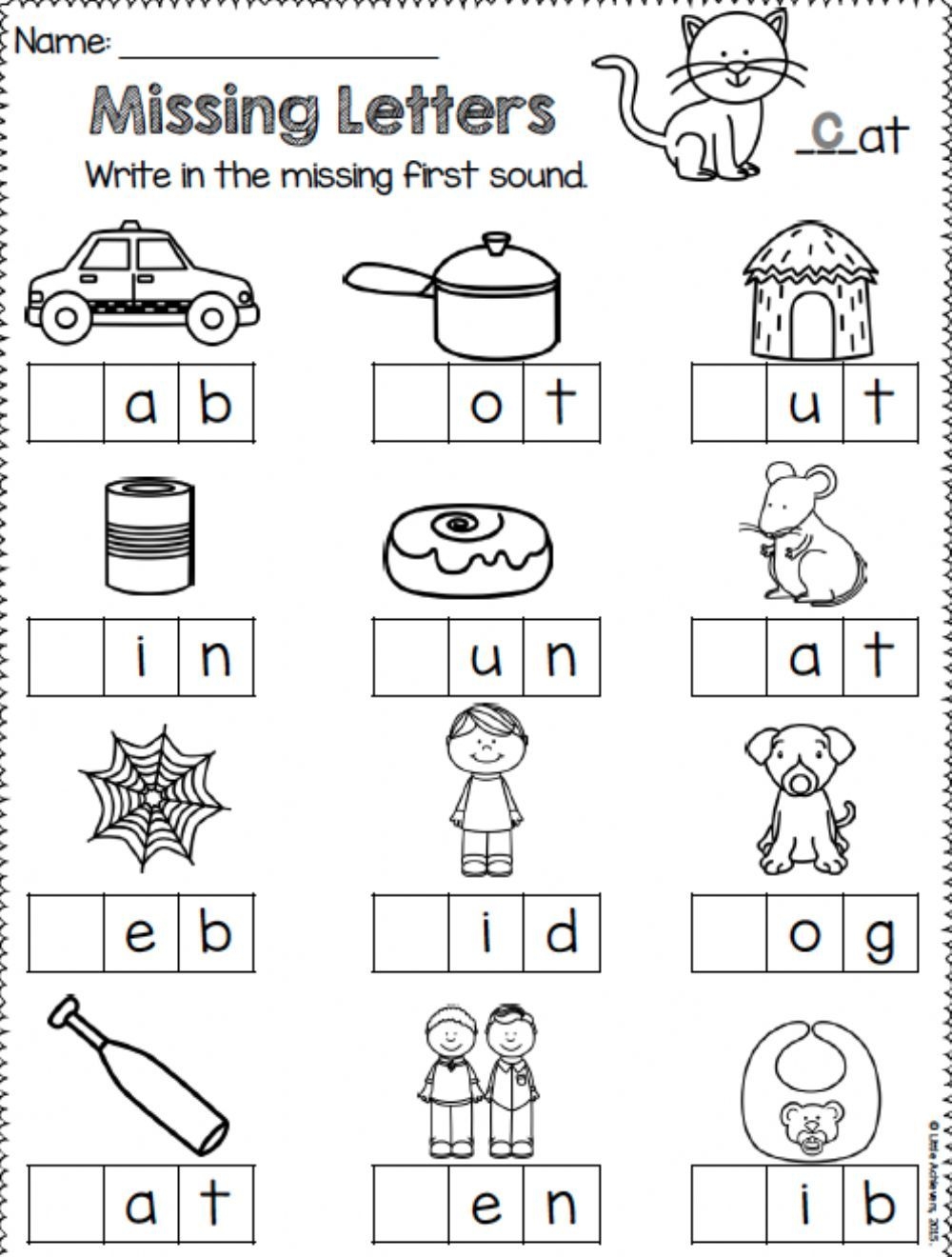 8 Missing Letters Ideas To Save Today Missing Letter Worksheets Letter Worksheets Kindergarten Worksheets And More