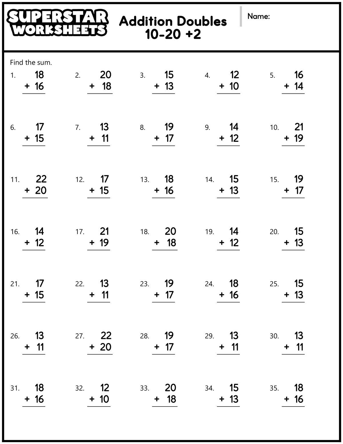 Addition Worksheets Free Printable Easy Math Problems Free Printables Lettering SVG Files Tools Apps