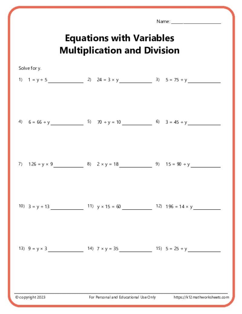 Multiplication To 5x5 Worksheets For 2nd Grade