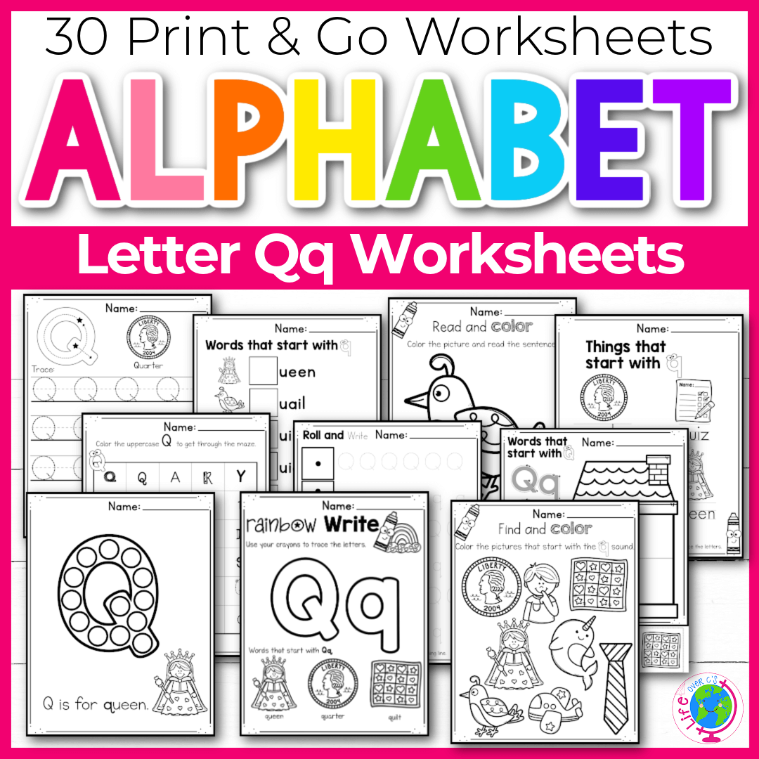 Alphabet Worksheets Letter Q Life Over C S Club Alphabet Worksheets Letter Q Life Over C S Club