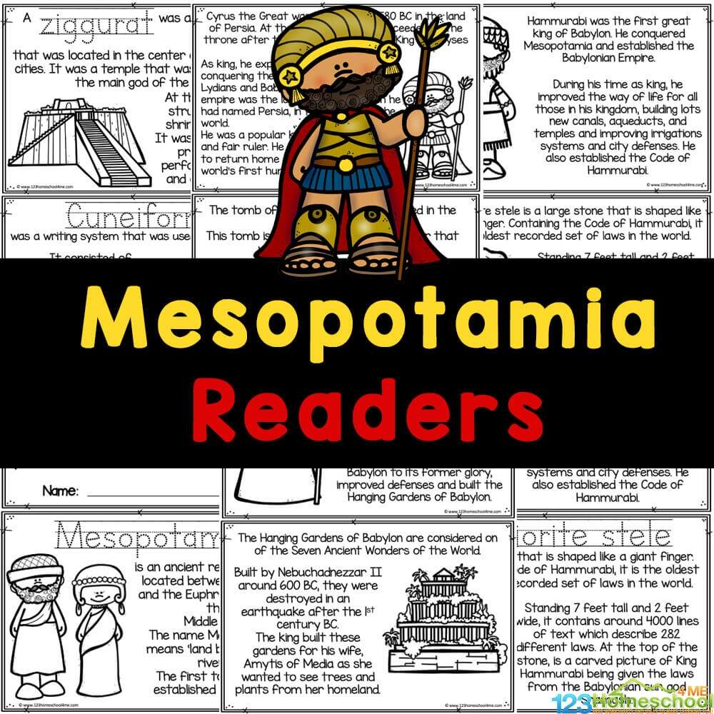 Ancient Mesopotamia For Kids Free Printable Reader To Read Color Learn Ancient Mesopotamia For Kids Free Printable Reader To Read Color Learn
