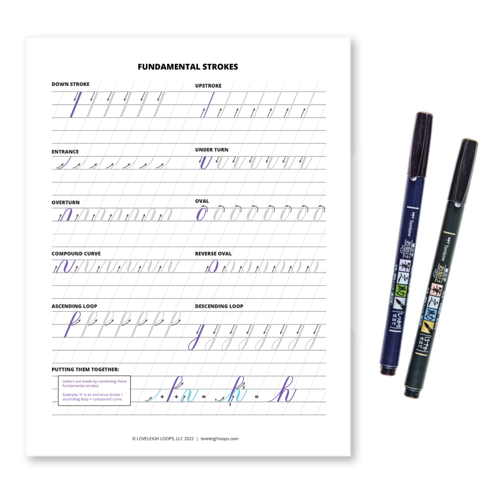 Basic Strokes Worksheet Loveleigh Loops Basic Strokes Worksheet Loveleigh Loops