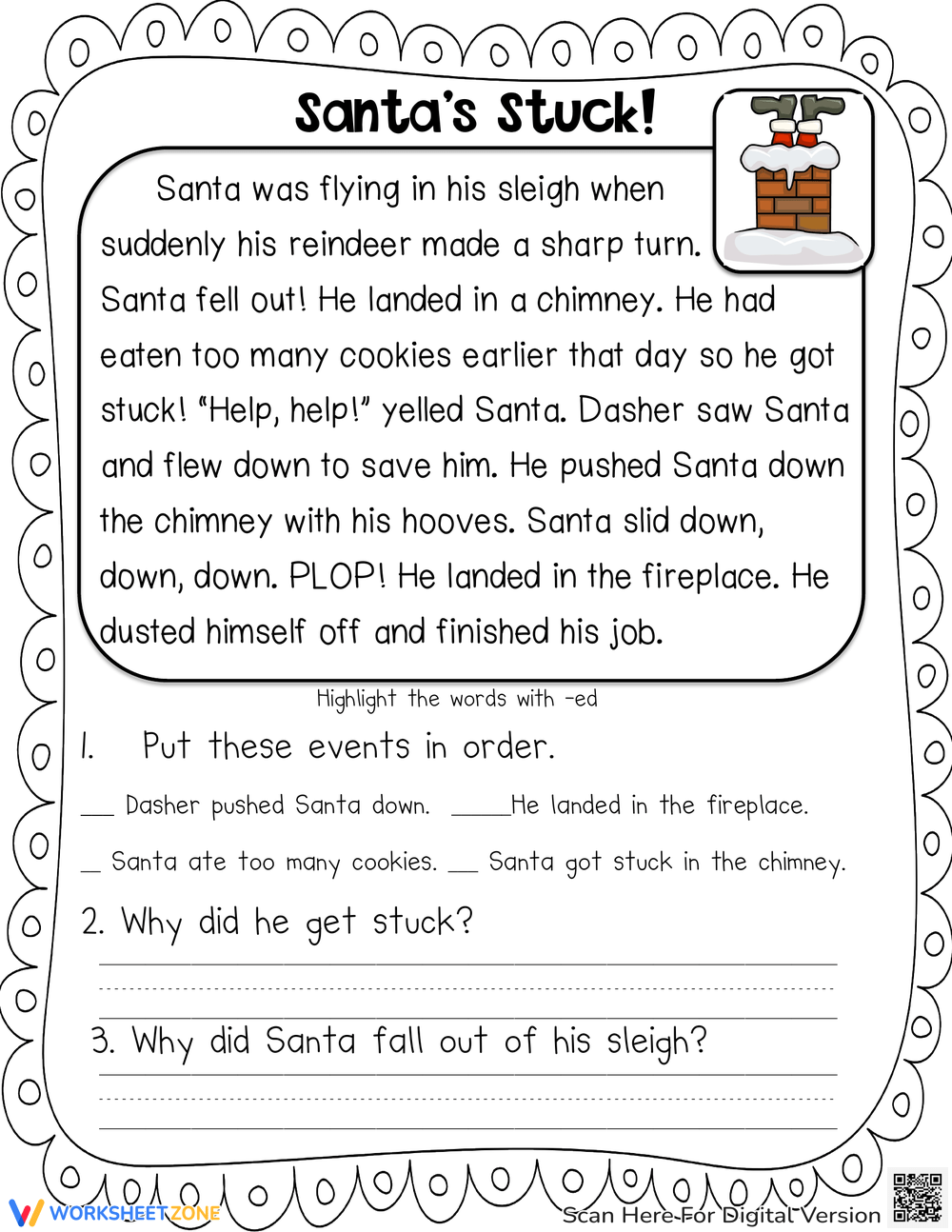 Christmas Comprehension Worksheets Fill In The Blanks Worksheets Printable Christmas Comprehension Worksheets Fill In The Blanks Worksheets Printable