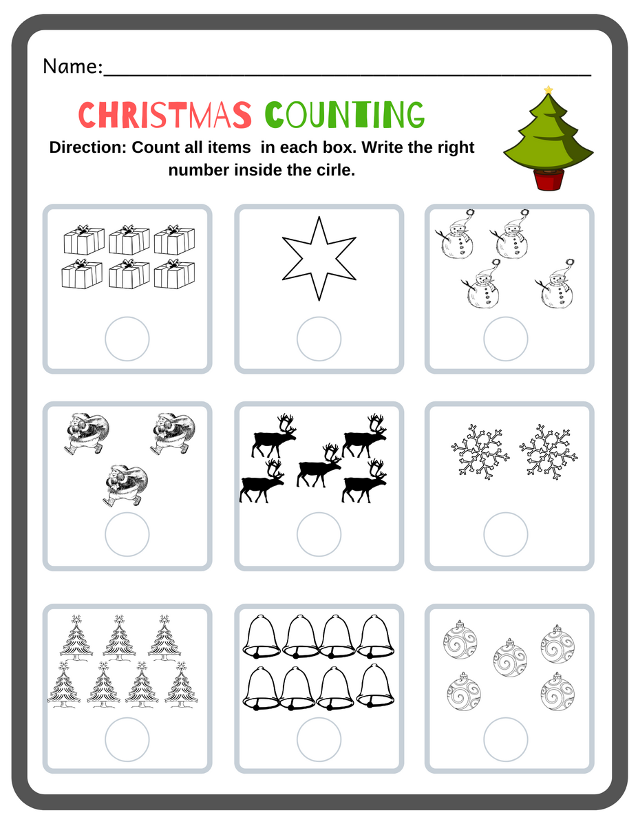 Christmas Preschool Math Activity Made By Teachers Christmas Preschool Math Activity Made By Teachers
