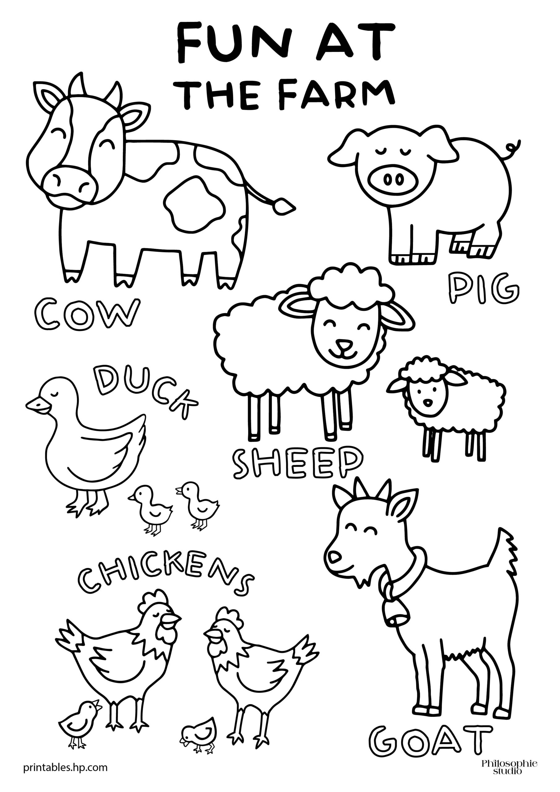 Free Printable Farm Preschool Worksheets The Keeper Of The Memories