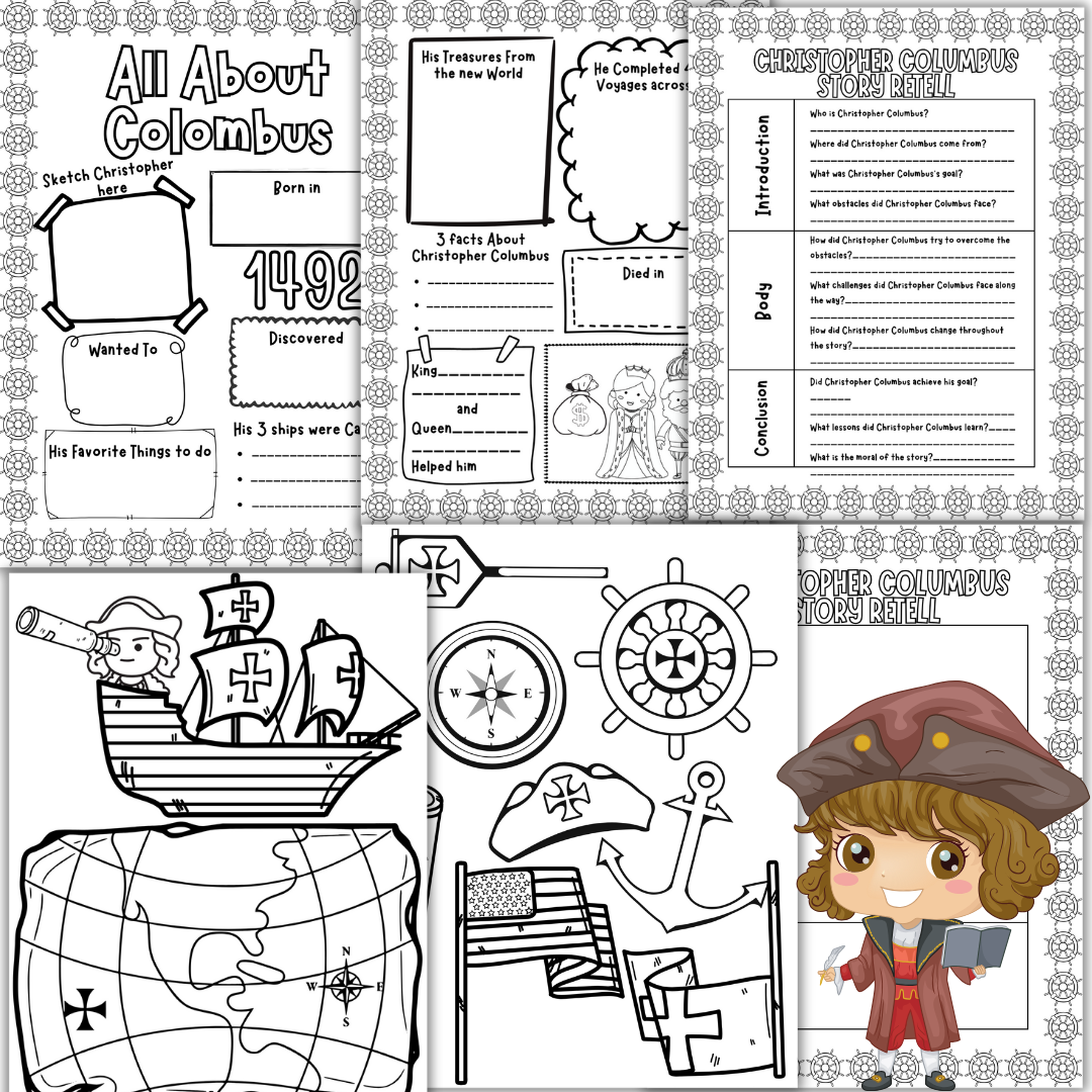 Columbus Day Craft And Writing All About Christopher Columbus Worksheet Made By Teachers Columbus Day Craft And Writing All About Christopher Columbus Worksheet Made By Teachers
