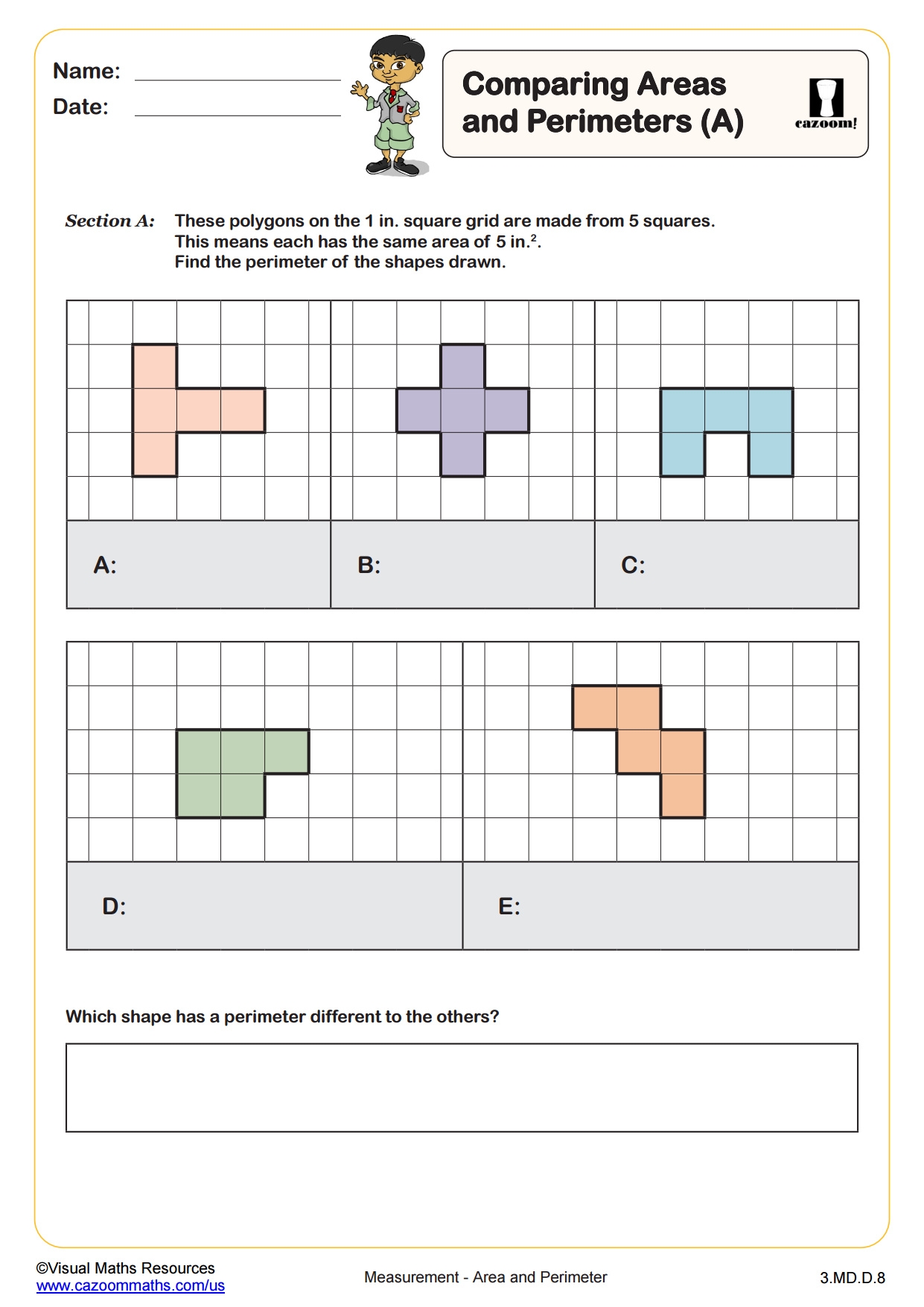 Comparing Areas And Perimeters A Fun And Engaging 3rd Grade PDF Worksheets Cazoom Math Comparing Areas And Perimeters A Fun And Engaging 3rd Grade PDF Worksheets Cazoom Math