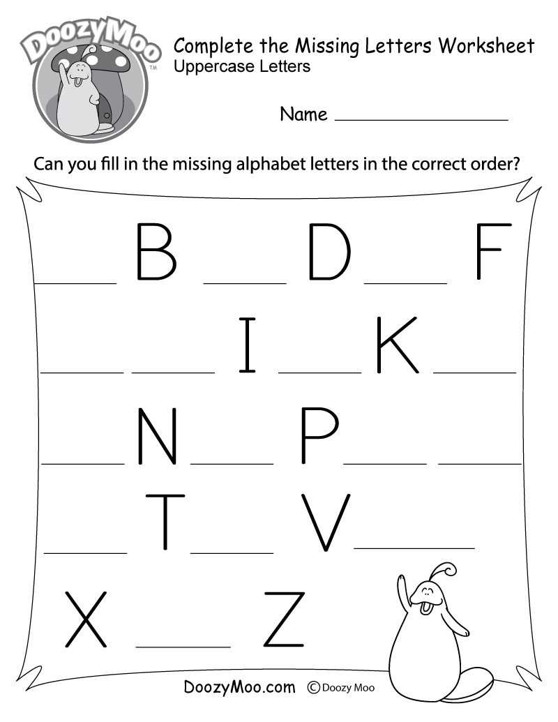 Free Printable Lowercase Alphabet Letters Tracing Worksheet