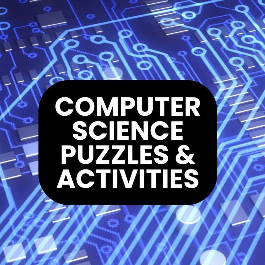 Computer Science Puzzles And Activities Math Love Computer Science Made By Teachers