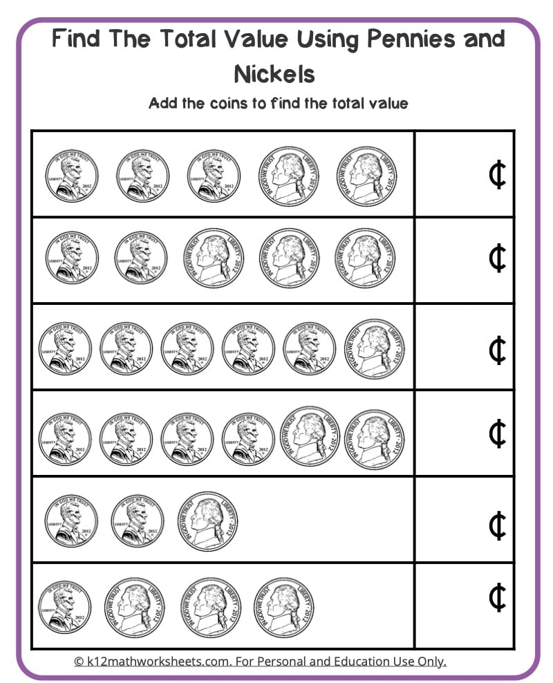 Counting Money Worksheets Counting Money Worksheets Up To 1