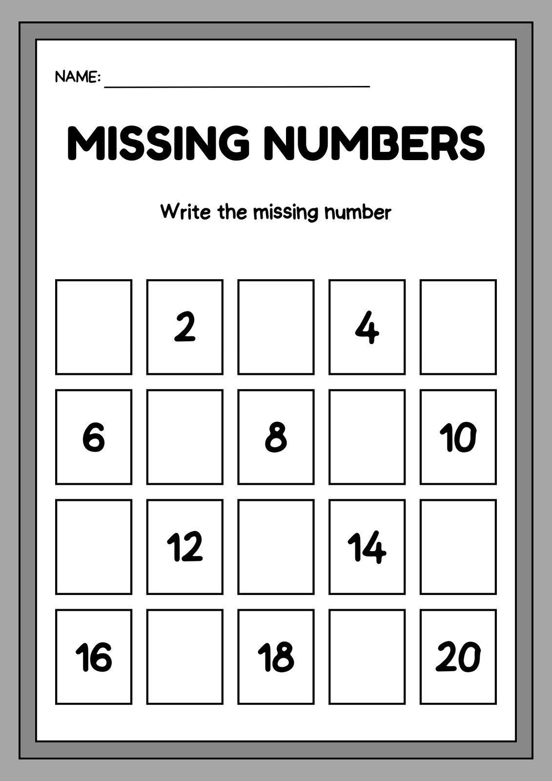 Printable Kindergarten Math Worksheets PDF Free Download