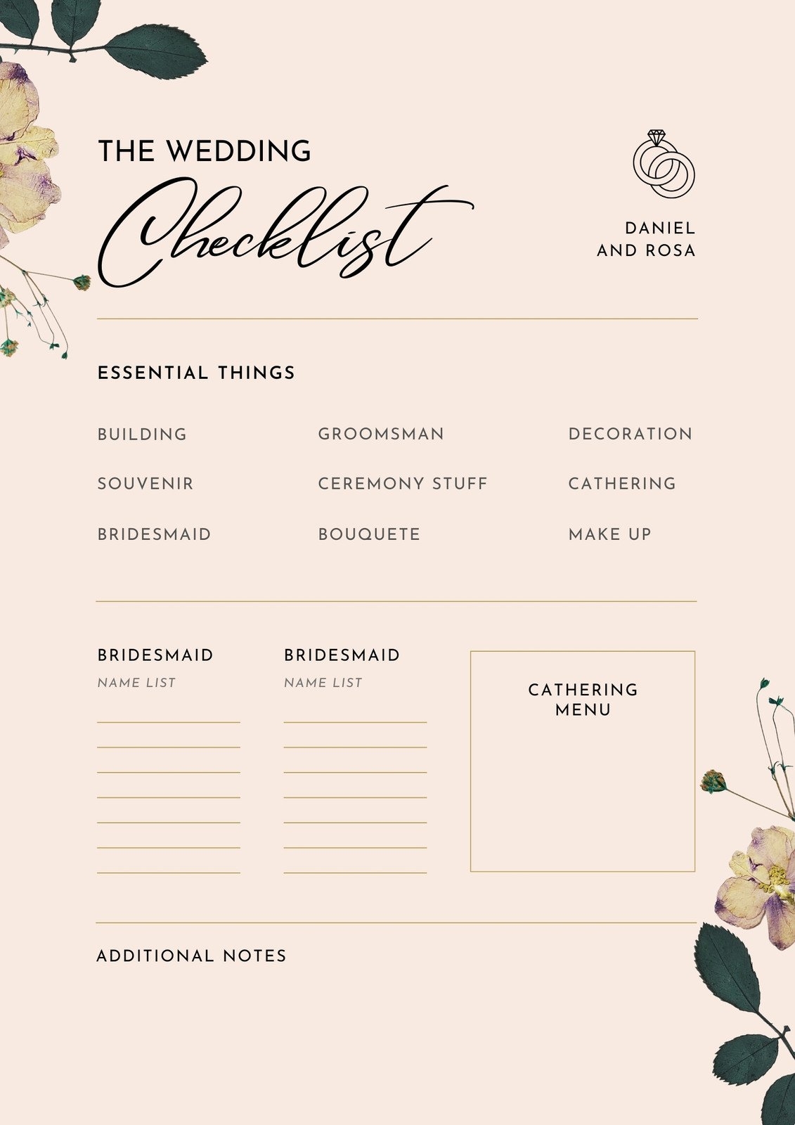 Customize 164 Wedding Checklists Templates Online Canva Customize 164 Wedding Checklists Templates Online Canva