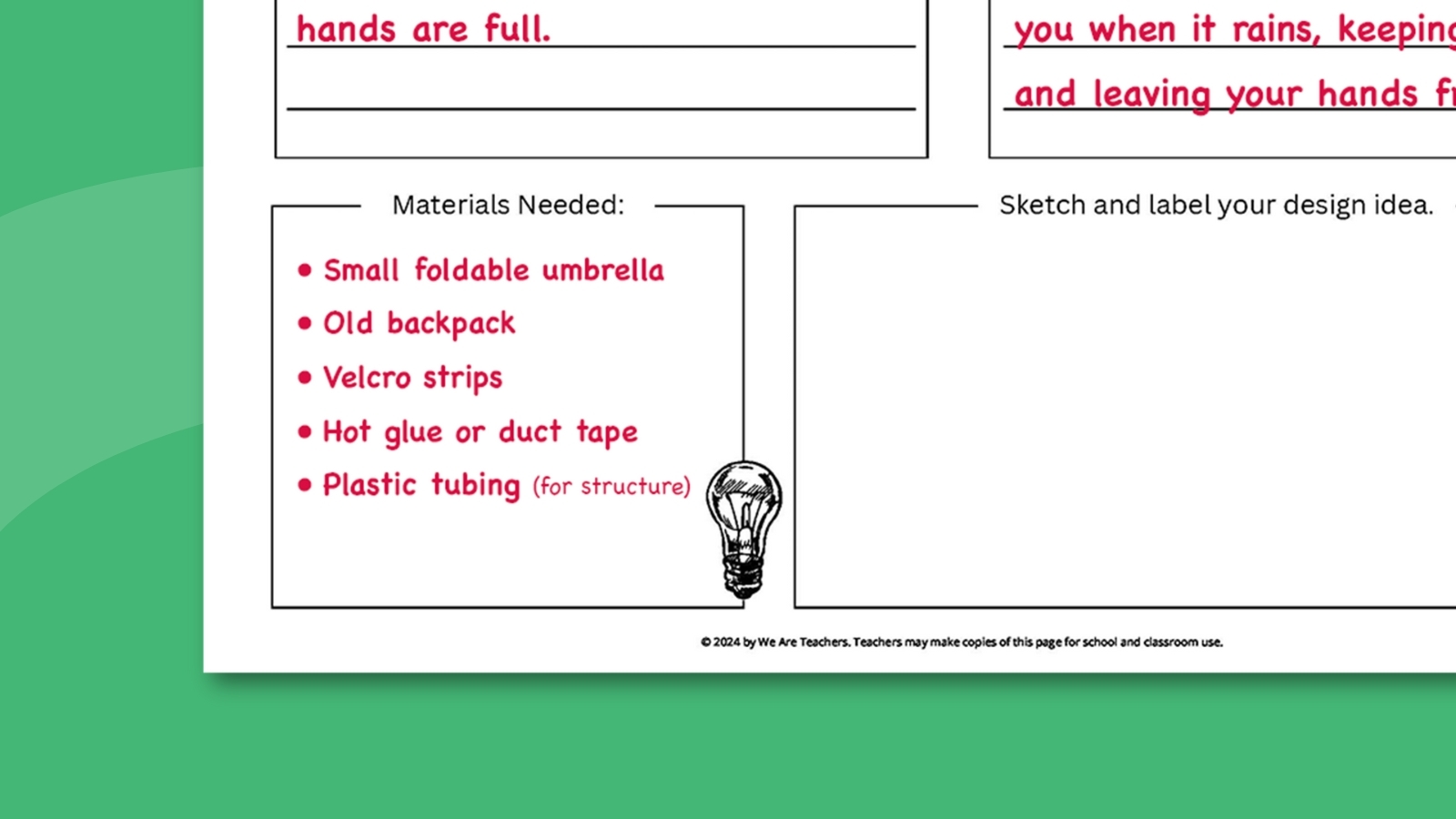 Design An Invention Worksheet Free Printable We Are Teachers Design An Invention Worksheet Free Printable We Are Teachers