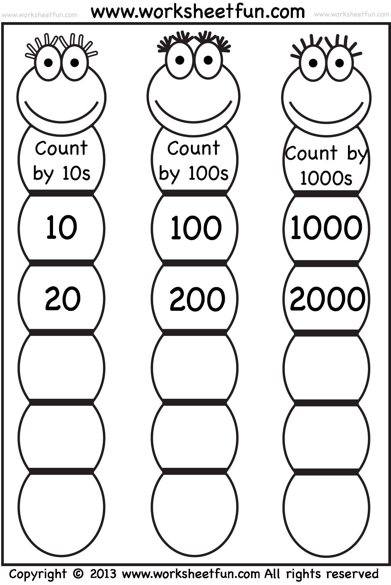 Discover 17 Math Skip Counting And Math Worksheets Ideas 1st Grade Math First Grade Math Skip Counting And More Skip Counting By Hundreds Free Printables For Kids
