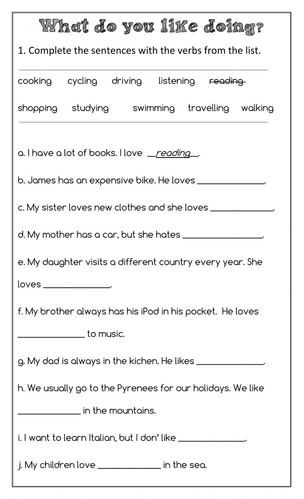 ESL Worksheets English Exercises Worksheets Library Free Past Tense Worksheets For ESL Classes Games4esl