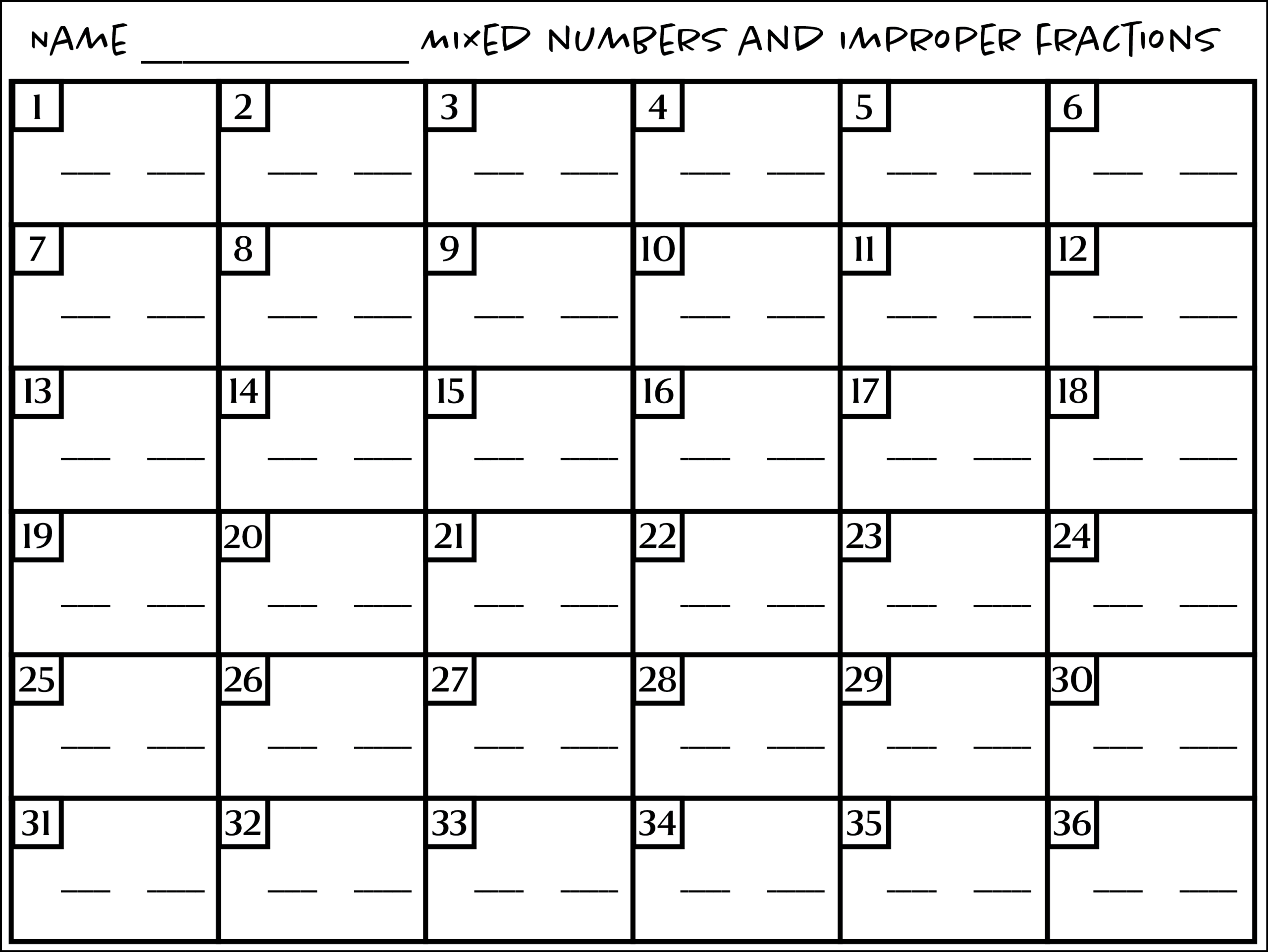 Fractions Task Cards Mixed Numbers And Improper Made By Teachers