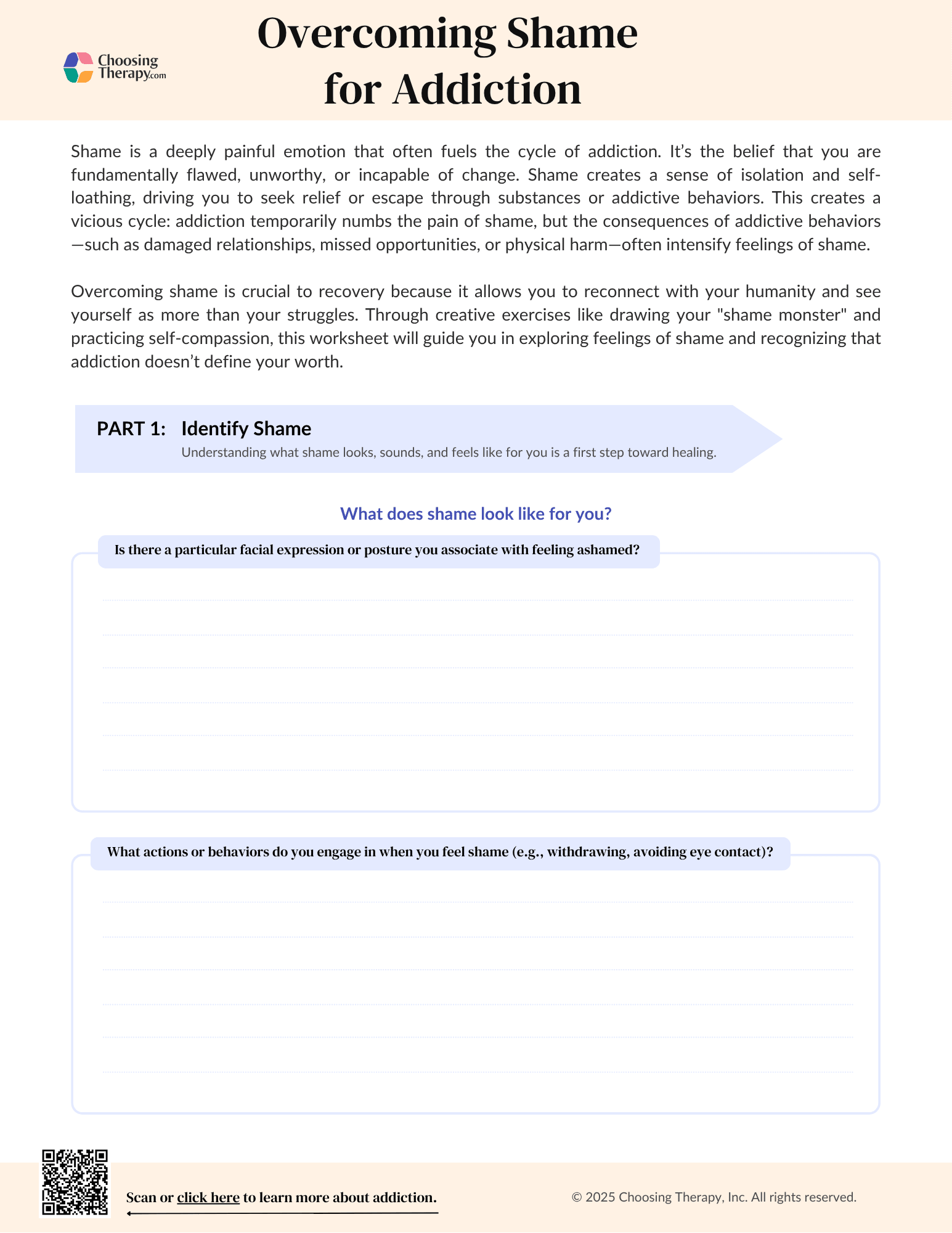 Free Addiction Recovery And Relapse Prevention Worksheets Printable PDFs ChoosingTherapy Free Addiction Recovery And Relapse Prevention Worksheets Printable PDFs ChoosingTherapy