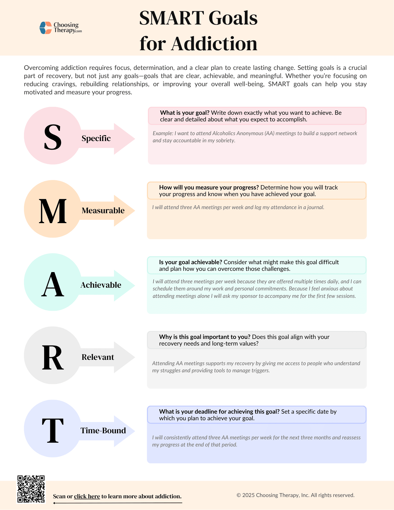 Free Addiction Recovery And Relapse Prevention Worksheets Printable PDFs ChoosingTherapy