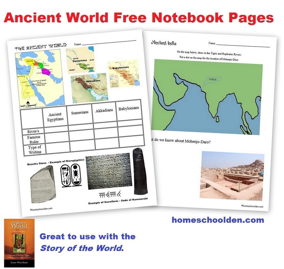 Free Ancient World Worksheets Egypt Mesopotamia India Homeschool Den Free Ancient World Worksheets Egypt Mesopotamia India Homeschool Den