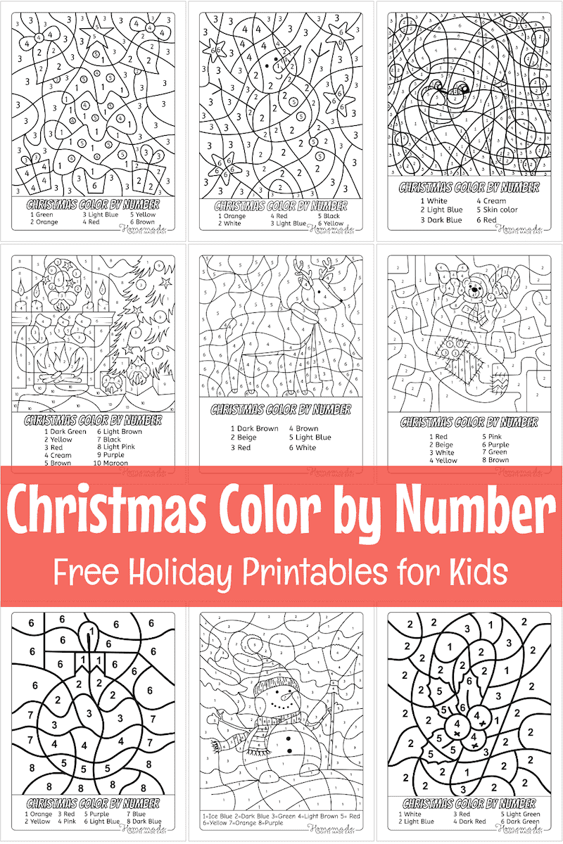 Free Color By Number Printables For Kids Free Color By Number Printables For Kids