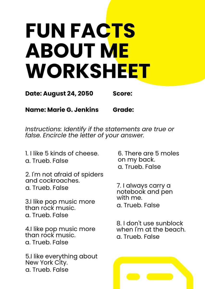 All About Me Printable Activity Page For Kids About A Mom