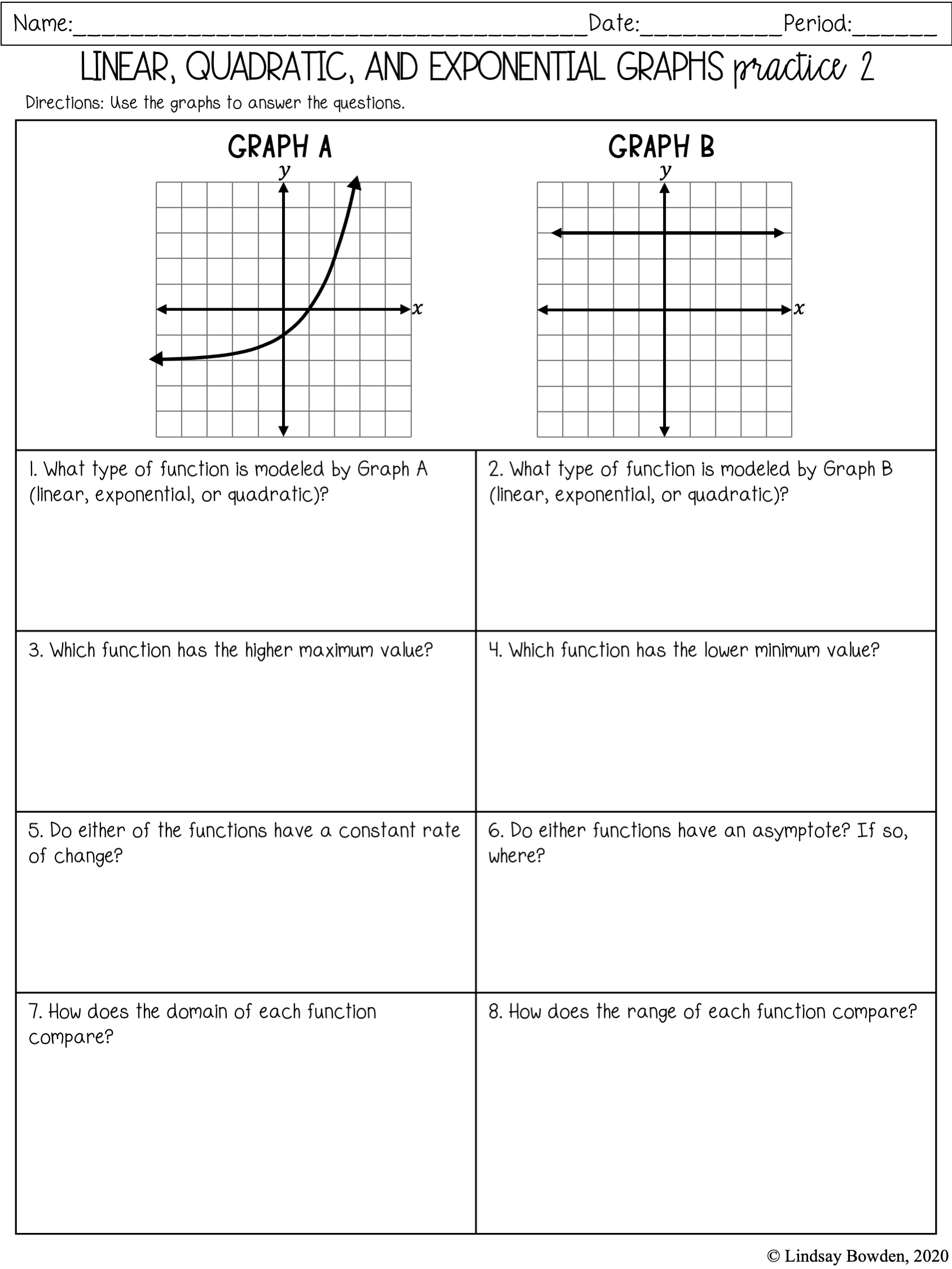 Free Linear And Exponential Functions Worksheet Download Free Linear And Exponential Functions Worksheet Png Images Free Worksheets On Clipart Library