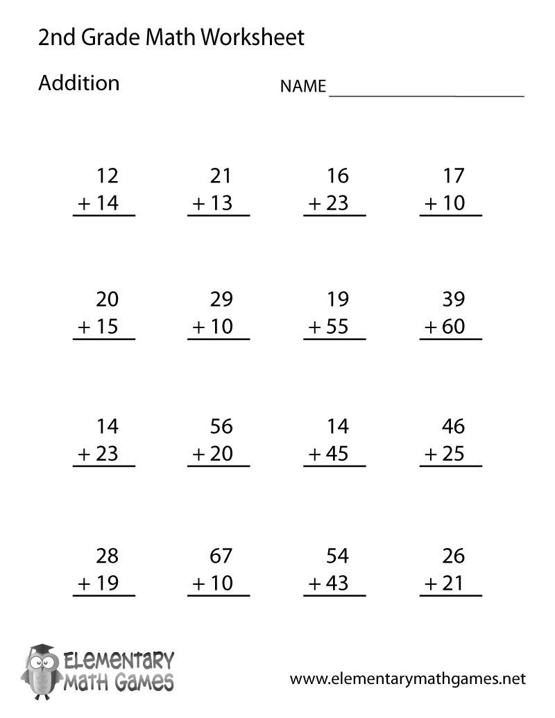 Free Printable Addition Worksheet For Second Grade 13 Free Christmas Worksheets For Second Grade Second Grade Teaching Blog