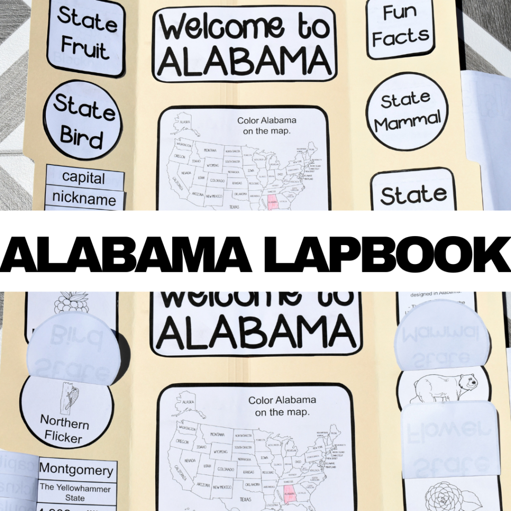 Alabama Fact Sheet For Early Readers A State Study Made By Teachers