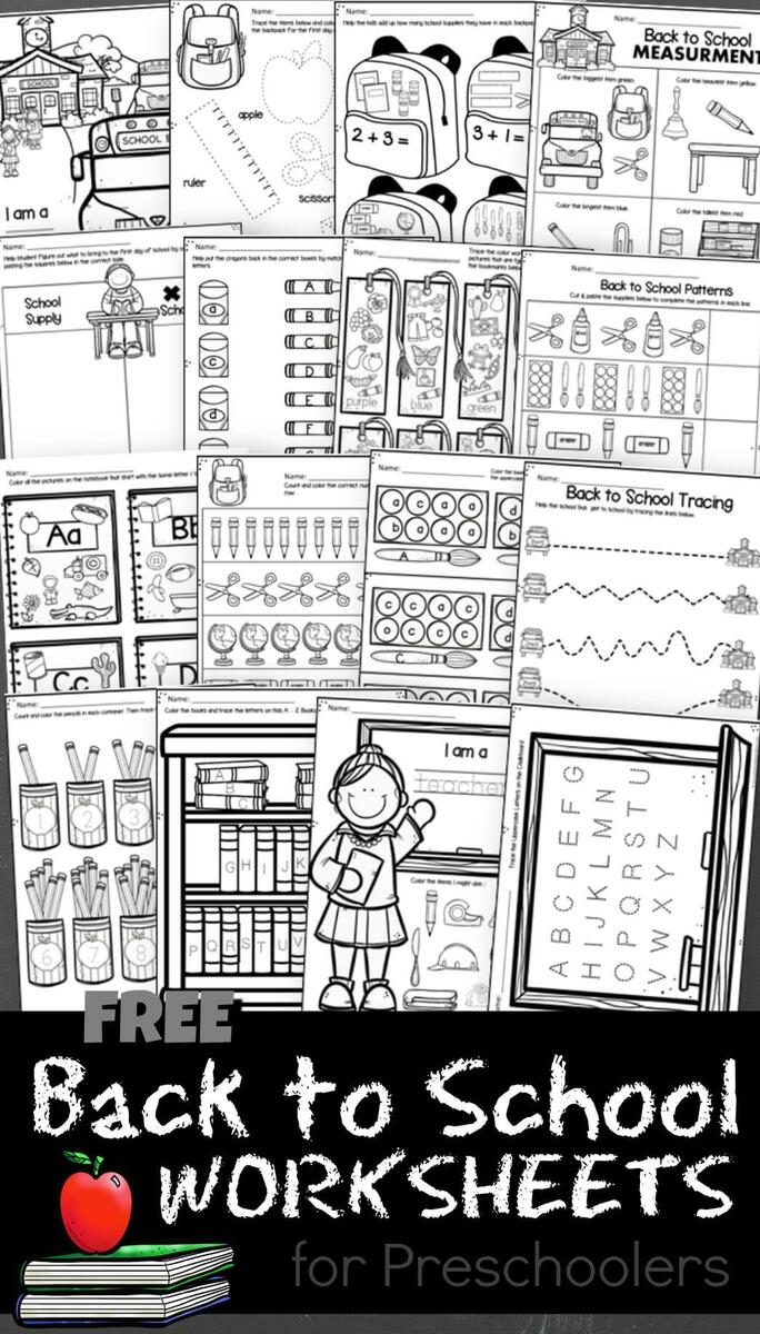 FREE Printable Back To School Pre K Worksheets All About Me Mini Book For Kindergarten And Preschool Coloring Activity Download The Free Printable PDF File Ezpzlearn