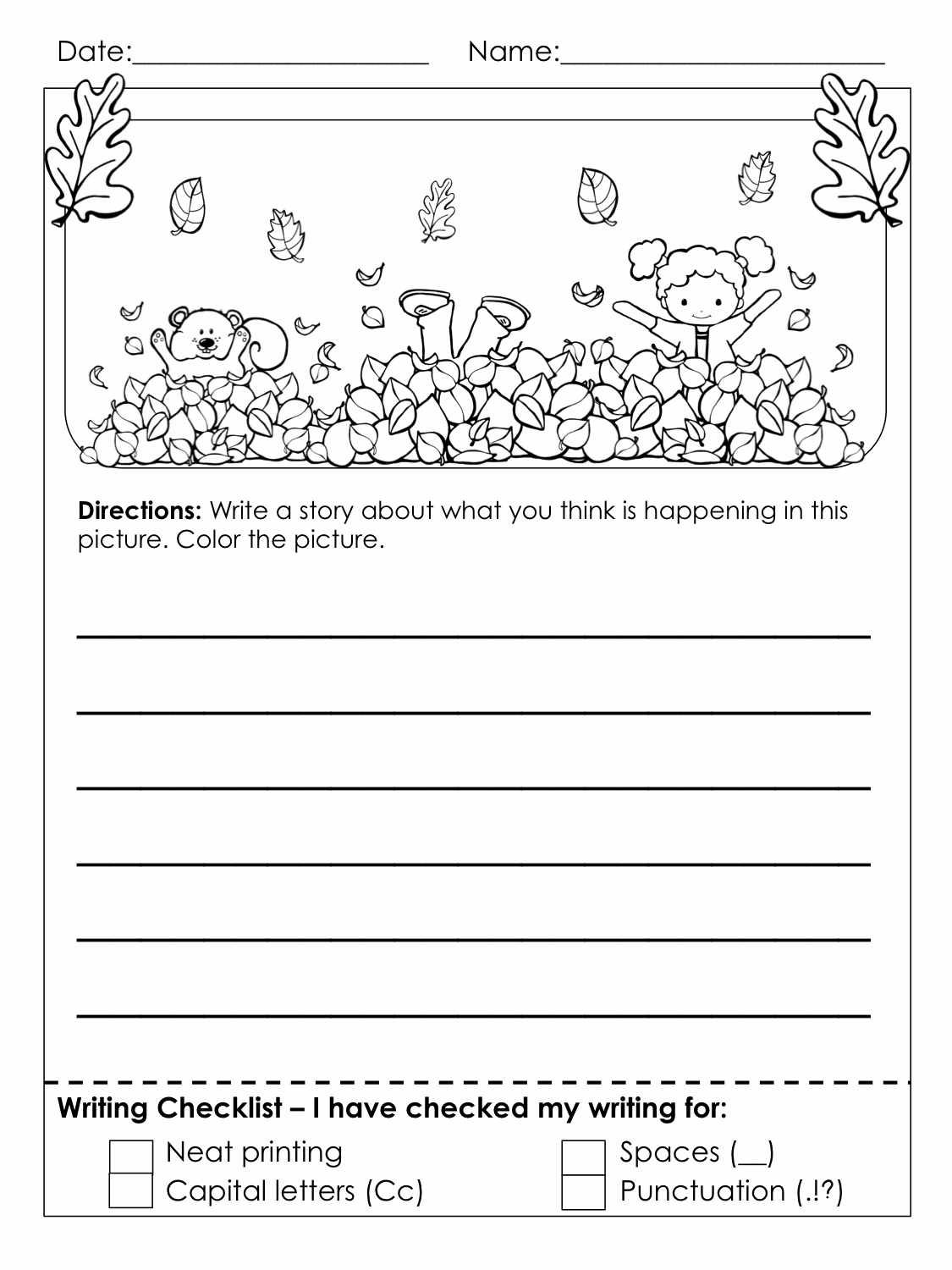 Free Printable Blank Writing Practice Worksheet Worksheets Library