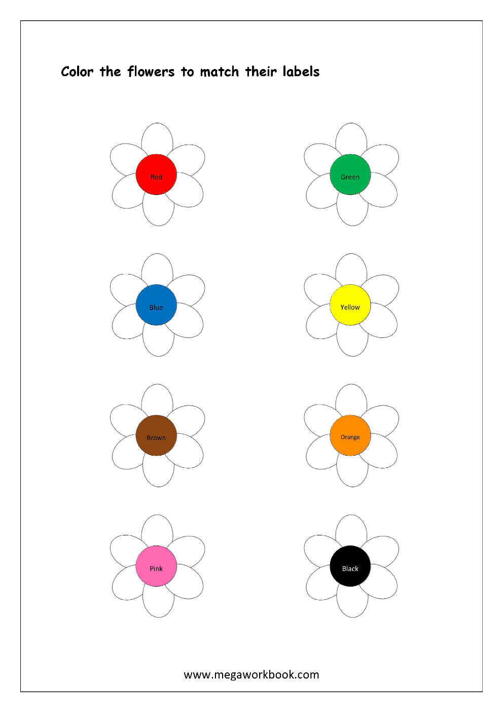 Free Printable Color Recognition Worksheets Color By Matching Worksheets Library Free Printable Color Recognition Worksheets Color By Matching Worksheets Library
