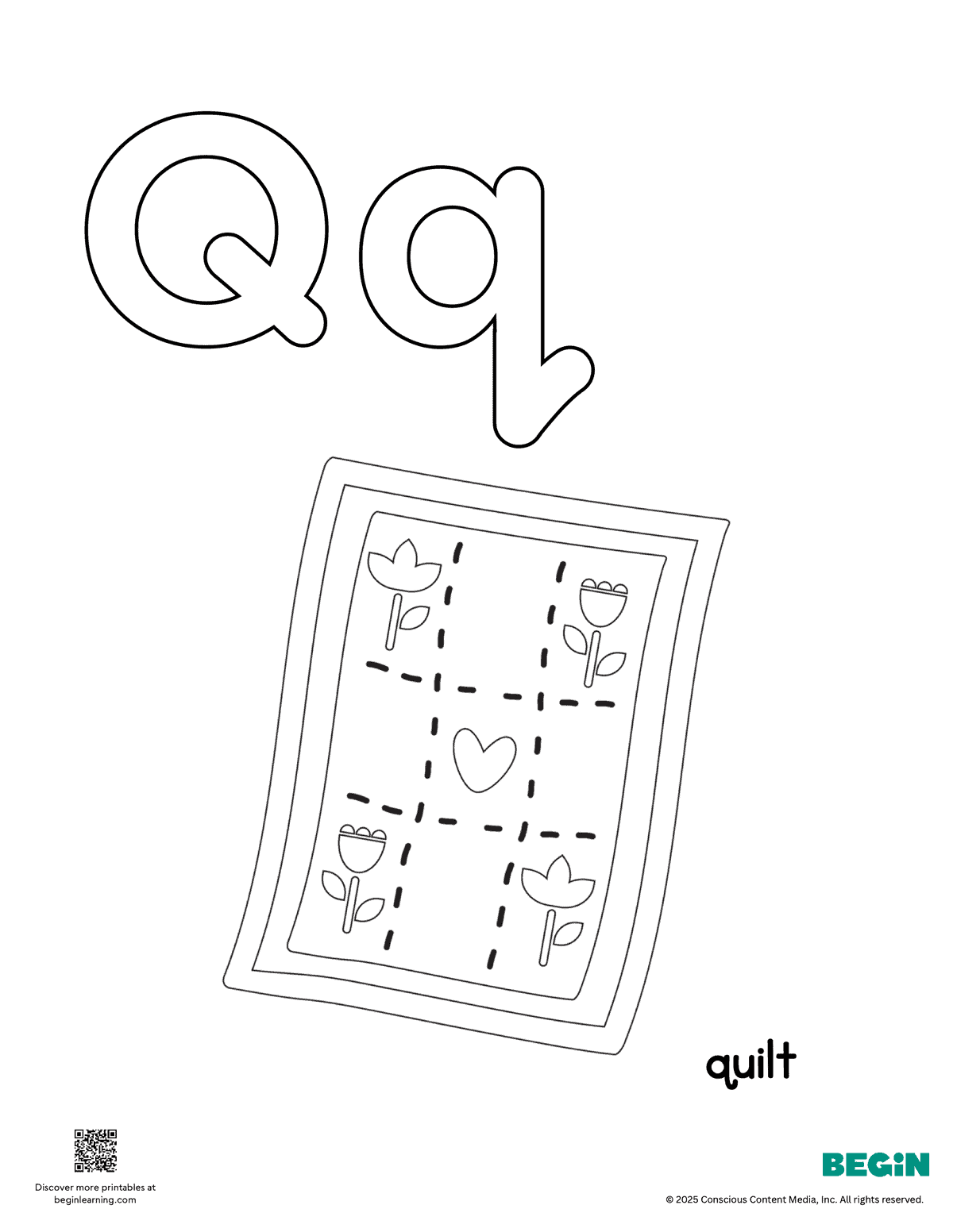 Free Printable Letter Q Coloring Pages Begin Learning Free Printable Letter Q Coloring Pages Begin Learning