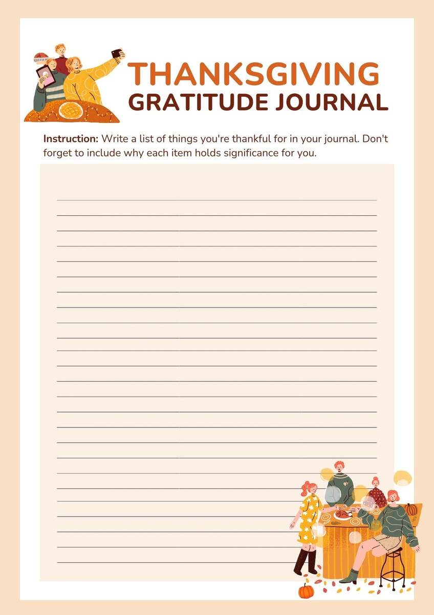 Free Printable Thanksgiving Worksheet Templates Canva Free Printable Thanksgiving Worksheet Templates Canva