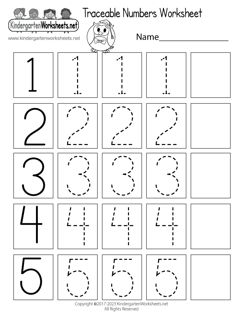 Free Printable Traceable Numbers Worksheet Free Preschool Printables Packet Number 1 Jennibeemine