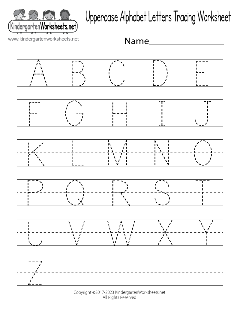 Free Printable Uppercase Alphabet Letters Tracing Worksheet FREE Printable Tracing Lines Worksheets For Preschool And 3 Year Olds